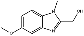 5-Methoxy-1-methyl-1H-benzimidazole-2-methanol Struktur