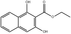 Ethyl-1,3-dihydroxy-2-naphtoate Struktur