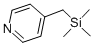 4-TRIMETHYLSILYLMETHYLPYRIDINE Struktur