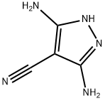 1H-Pyrazole-4-carbonitrile, 3,5-diamino- Struktur