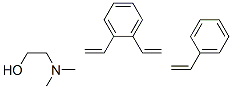 1,2-diethenylbenzene: 2-dimethylaminoethanol: styrene Struktur