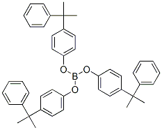 tris[p-(1-methyl-1-phenylethyl)phenol], triester with boric acid Struktur