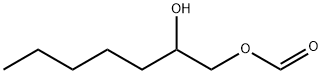 2-hydroxyheptyl formate Struktur