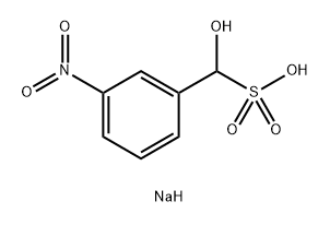 sodium alpha-hydroxy-m-nitrotoluene-alpha-sulphonate Struktur