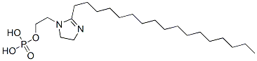 2-heptadecyl-4,5-dihydro-1H-imidazole-1-ethanol phosphate Struktur