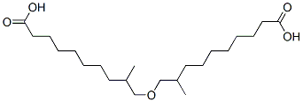 2,2'-oxybis(methylethyl) dioctanoate Struktur