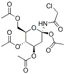 1,3,4,6-tetra-O-acetyl-2-chloroacetamido-2-deoxy-beta-glucopyranose Struktur