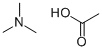 TRIMETHYLAMMONIUM ACETATE Struktur