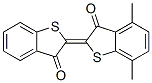 4,7-dimethyl-2-(3-oxobenzo[b]thien-2(3H)-ylidene)benzo[b]thiophene-3(2H)-one Struktur