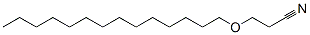 3-(tetradecyloxy)propanenitrile Struktur