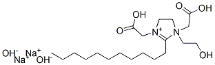 disodium 1,3-bis(carboxymethyl)-4,5-dihydro-1-(2-hydroxyethyl)-2-undecyl-1H-imidazolium dihydroxide Struktur