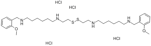 BENEXTRAMINE TETRAHYDROCHLORIDE Struktur