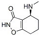 1,2-Benzisoxazol-3(2H)-one,4,5,6,7-tetrahydro-4-(methylamino)-,(4S)-(9CI) Struktur