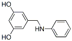 1,3-Benzenediol, 5-[(phenylamino)methyl]- (9CI) Struktur