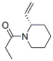 Piperidine, 2-ethenyl-1-(1-oxopropyl)-, (2S)- (9CI) Struktur