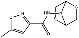 3-Isoxazolecarboxamide,N-2,5-dithia-7-azabicyclo[2.2.1]hept-7-yl-5-methyl- Struktur