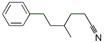 gamma-methylbenzenehexanenitrile Struktur