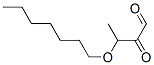 3-(heptyloxy)-2-oxobutyraldehyde Struktur