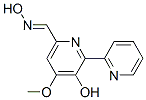 (E)-3-Hydroxy-4-methoxy-[2,2'-bipyridine]-6-carbaldehyde oxime Struktur