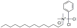 (dichlorobenzyl)dimethyltetradecylammonium chloride Struktur