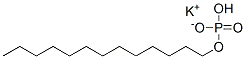 potassium tridecan-1-yl hydrogen phosphate Struktur