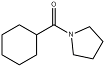 Methanone, cyclohexyl-1-pyrrolidinyl- Struktur