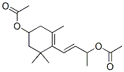 4-[3-(Acetyloxy)-1-butenyl]-3,5,5-trimethyl-3-cyclohexen-1-ol acetate Struktur