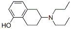 5-hydroxy-2-N,N-dipropylaminotetralin Struktur