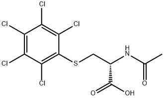 pentachlorophenylmercapturic acid Struktur