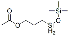 Siloxanes and Silicones, 3-(acetyloxy)propyl Me, di-Me Struktur