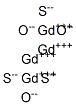 Gadolinium oxide sulfide (Gd2O2S), terbium-doped Struktur