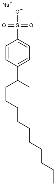 sodium 4-sec-dodecylbenzenesulphonate   Struktur