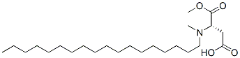 dimethyl N-octadecyl-L-aspartate Struktur