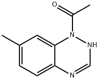 1,2,4-Benzotriazine,  1-acetyl-1,2-dihydro-7-methyl-  (9CI) Struktur