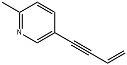 Pyridine, 5-(3-buten-1-ynyl)-2-methyl- (9CI) Struktur