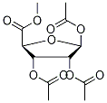 β-D-Ribofuranuronic Acid Methyl Ester Triacetate Struktur