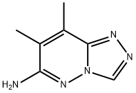 1,2,4-Triazolo[4,3-b]pyridazin-6-amine,  7,8-dimethyl- Struktur