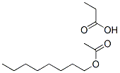 octyl acetate, mono(methyl acetate) derivative Struktur