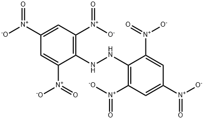 1,2-bis(2,4,6-trinitrophenyl)hydrazine Struktur