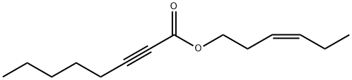 2-OCTYNOIC ACID CIS-3-HEXEN-1-YL ESTER Struktur