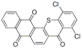 9,12-Dichloro-8H-naphtho[2,3-c]thioxanthene-5,8,14-trione Struktur