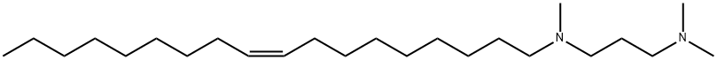 (Z)-N,N,N'-trimethyl-N'-9-octadecenylpropane-1,3-diamine Struktur