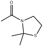 Thiazolidine, 3-acetyl-2,2-dimethyl- (9CI) Struktur