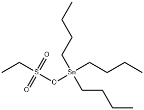 tributyl[(ethylsulphonyl)oxy]stannane Struktur