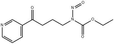 4-(carbethoxynitrosamino)-1-(3-pyridyl)-1-butanone Struktur