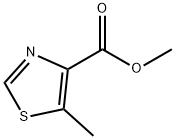 5-Methyl-4-thiazolecarboxylic acid methyl ester Struktur