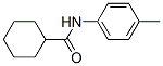 N-(p-Tolyl)cyclohexanecarboxamide Struktur