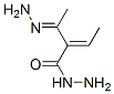 2-Butenoic  acid,  2-(1-hydrazonoethyl)-,  hydrazide  (9CI) Struktur