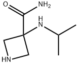 3-Azetidinecarboxamide,3-[(1-methylethyl)amino]-(9CI) Struktur