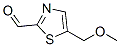 2-Thiazolecarboxaldehyde, 5-(methoxymethyl)- (9CI) Struktur